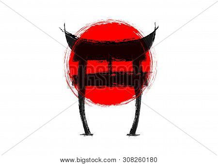 Japanese Gate Torii Vector Photo Free Trial Bigstock