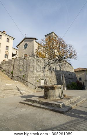 Cividale Del Friuli, Italy. March 2018.  The Sanctuary Of The Blessed Virgin Of Castelmonte (madone 