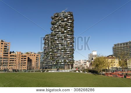 Milan, Italy. January 2019. The Building Called 