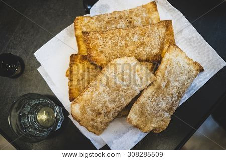 Homemade Brazilian Pastel De Feira (fried Snack)