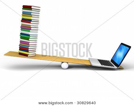Teknologi Versus bøger