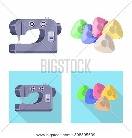 Vector Illustration Of Craft And Handcraft Icon. Set Of Craft And Industry Vector Icon For Stock.