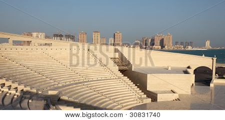 カタール ・ ドーハの円形劇場