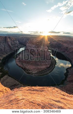Horseshoe Bend Is A Horseshoe-shaped Incised Meander Of The Colorado River Located Near The Town Of 