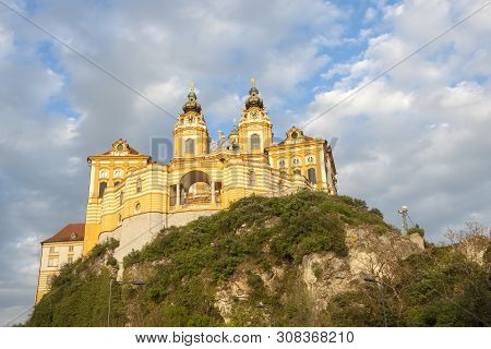 Stift Melk, A Benedictine Abbey Above The Town Of Melk - Austria