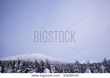Měkké Rime, Mt.zao v Japonsku