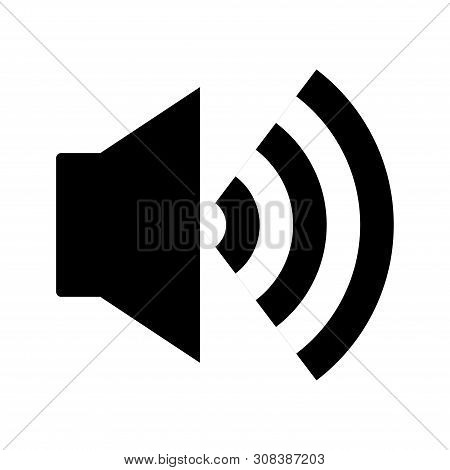 Speaker Icon Isolated On White Background. Speaker Icon In Trendy Design Style. Speaker Vector Icon 