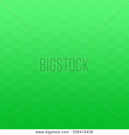 Vector Background. Green Hexagons. Polygonal Style. Eps 10