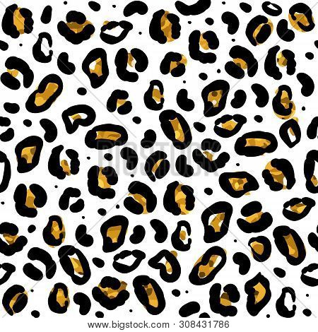 Seamless Pattern Leopard Print. Trendy Design. Leopard Pattern For Fabrick, Wrappind Paper. Vector I