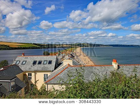 Slapton Sands, Devon, England - 15 Th July 2012: View Of Slapton Sands Beach And Lake. This Was The 