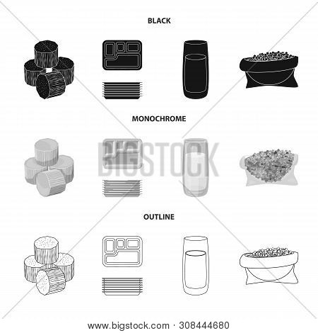 Vector Illustration Of Farm And Agriculture Symbol. Set Of Farm And Technology Vector Icon For Stock