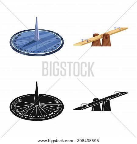 Isolated Object Of Urban And Street Sign. Set Of Urban And Relaxation Stock Vector Illustration.