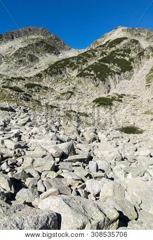 Summer Landscape With Left Kralev Dvor Pass, Pirin Mountain, Bulgaria