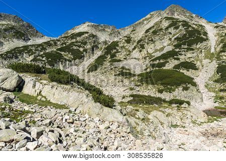 Summer Landscape With Left Kralev Dvor Pass, Pirin Mountain, Bulgaria