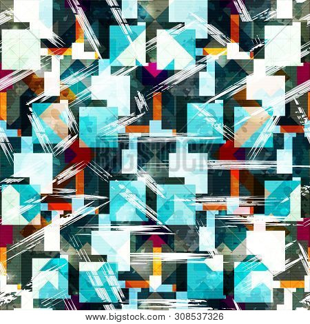 Abstract Color Pattern In Graffiti Style. Quality Vector Illustration For Your Design