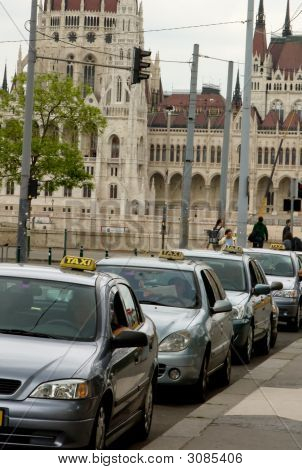 Taxíky v Budapešti