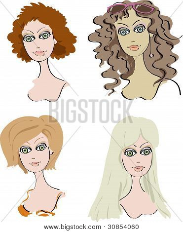 cartoon girls