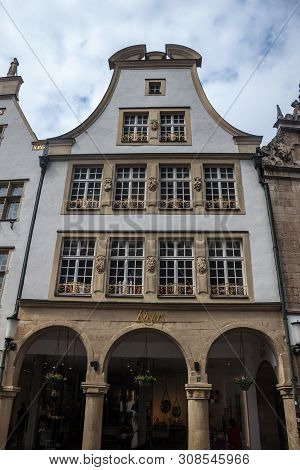 Munster, Germany - May 9:traditional House On May 9, 2013 In Munster, Germany. Largely Destroyed Dur