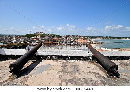 Castillo de la costa de cabo - Ghana