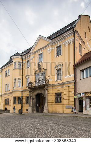 Trencin Museum. Slovakia. 02 August 2015. Building Of Trencin Museum.
