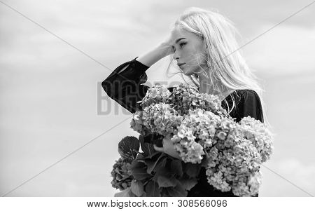 Pollen Allergy. Springtime Bloom. Female Adore Flowers. Spring Attributes. Enjoy Spring Without Alle