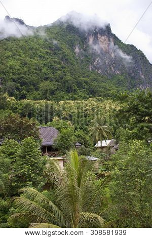 Nature Around Nong Khiaw Village In Laos