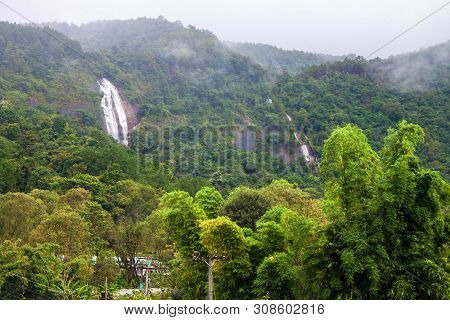 View Of Siriphum Waterfall In Northern Thailand