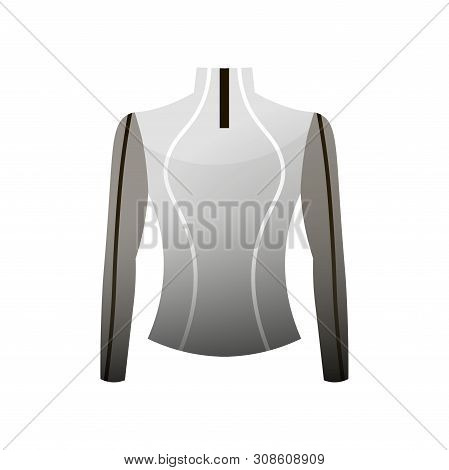Workout Tee Grey Color Design, Wool Material