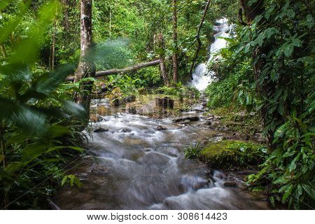 View Of Siriphum Waterfall In Northern Thailand
