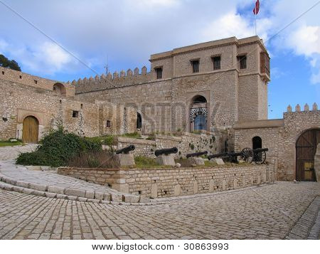 Tunisian fort with cannons