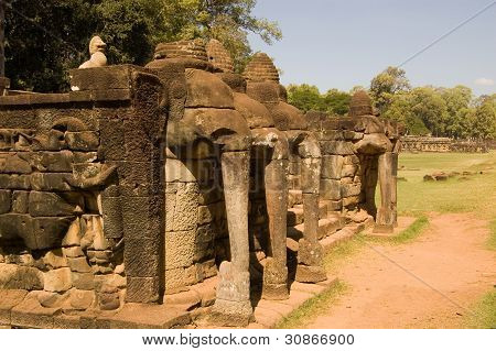 Elefant terrasse, Angkor Thom