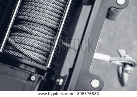 Steel Electric Rope Winch To Rescue Machine