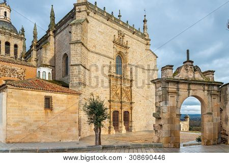 Cathedral Of Santa Maria De La Asuncion In Coria, Caceres, Extremadura, Spain