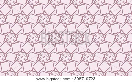 Design Pattern With Abstract Modern Ornament. Triangles Style. Vector Seamless Illustration