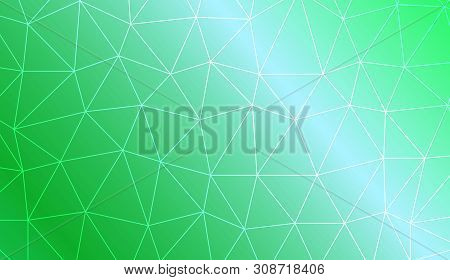 Abstract Illustration With An Elegant Triangles. Template For Your Banner. Vector Illustration. Crea