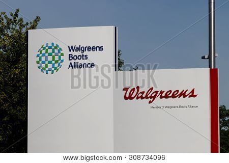 Deerfield - Circa June 2019: Walgreens Boots Alliance Headquarters. Wba Brought Together Walgreens A