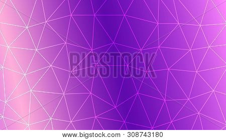 Abstract Mosaic Background With Triangles. Style For Your Business Design. Vector Illustration. Crea