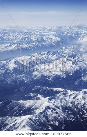 Havadan fotoğraf Alpler