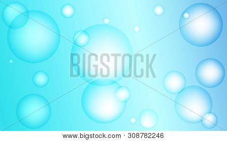 Template With Drops. For Creative Templates, Cards, Color Covers Set. Vector Illustration