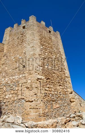 Slottet Capdepera. Mallorca. Baleariske Øer. Spanien.