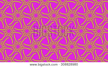 Vector Seamless Pattern In Geometric Style. Triangles, Lines. Modern Elegant Background. For Your De