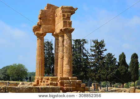 The Temple Of The Dioscuri, Agrigento, Sicily