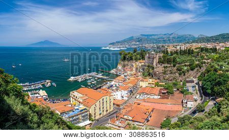 Landscape With Sorrento City, Amalfi Coast, Italy