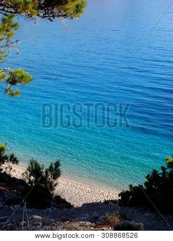 Beautiful Carpathos Island Beach Background Wallpaper Fine Art