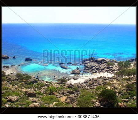 Amazing Beach In Kedrodasos Chania Greece Background Wallpaper Fine Quality