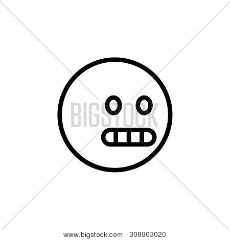 Angry Emoji Outline Icon. Signs And Symbols Can Be Used For Web, Logo, Mobile App, Ui, Ux