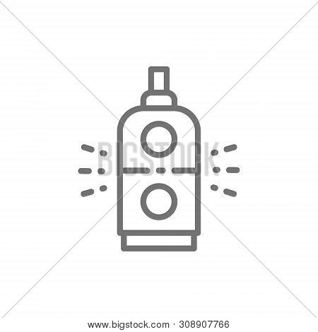 Control Panel On And Off, Switch Machines Line Icon.