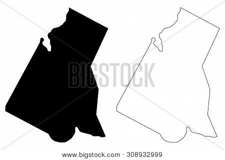 Borkou Region (regions Of Chad, Republic Of Chad) Map Vector Illustration, Scribble Sketch Borkou Ma
