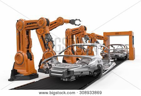 Automation Aumobile Factory Concept