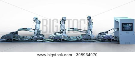 Automation Aumobile Factory Concept